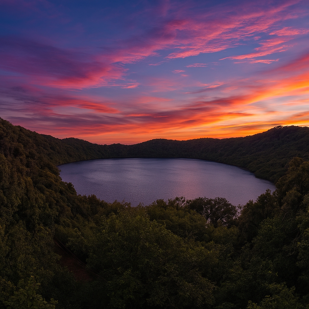 Volcán y Laguna de Ipala